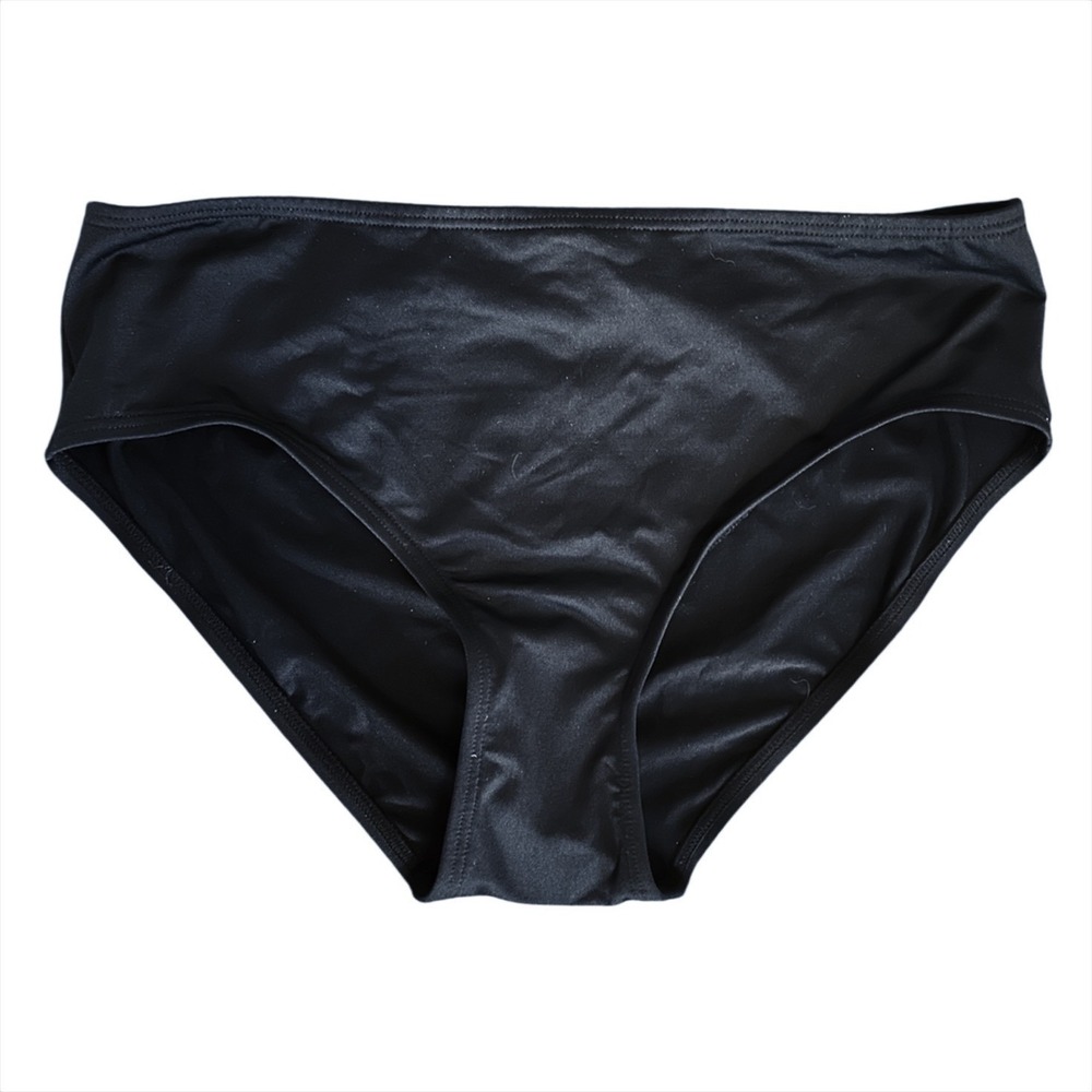 Coco Reef Bikini Bottom Swimsuit Large Black High Waist Swim Beach Pool NWOT NEW